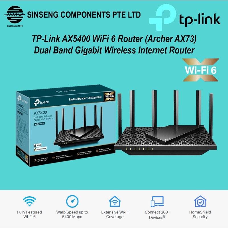 TP-Link Archer AX73 AX5400 2.4ghz/5G Dual-Band Gigabit Wifi 6 Modem ...