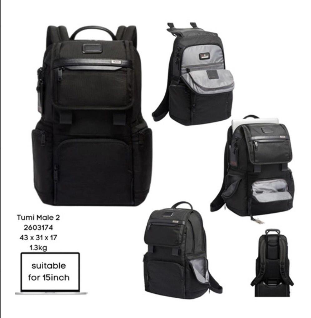 Tumi Alpha 3 Flap backpack, Men's Fashion, Bags, Backpacks on Carousell