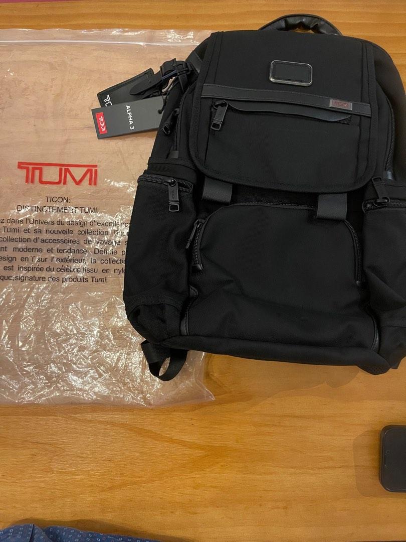 Tumi Alpha 3 Flap backpack, Men's Fashion, Bags, Backpacks on Carousell
