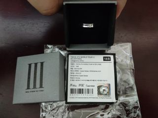 Twice 4TH World Tour III Jihyo Silver Ring