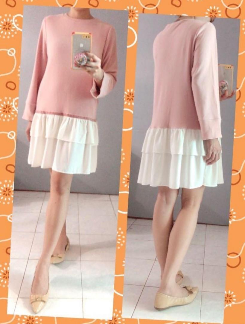 Two fabric drop waist dress (Category: Dresses) located in Makati City. Submitted by krisrcm (Listing ID 1194362614, Image 1). Description: Shipping care of buyer or pickup makati.