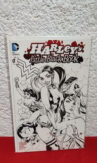 [TWO-IN-ONE] Harleys Little Black Book #1 Sketch Cover E Variant (J Scott Campbell) Harley Quinn + Alternate Cover DC Comic
