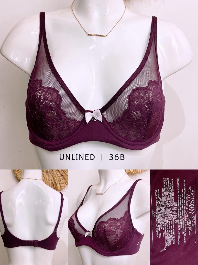 Unlined Bra 36B, Women's Fashion, Undergarments & Loungewear on Carousell