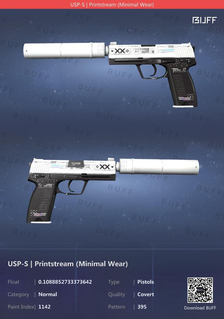 USPS Printstream (Minimal Wear) CSGO, Video Gaming, Gaming