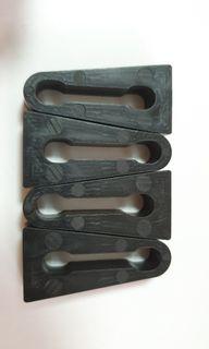 VAG Door Rubber Damper Set of 4 (For Audi, VW, Seat and Skoda) (Installation Included)