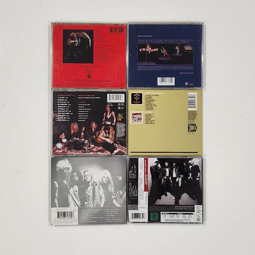 1 Lot of Van Halen Gun N' Roses Velvet Revolver CD/DVD, Hobbies & Toys