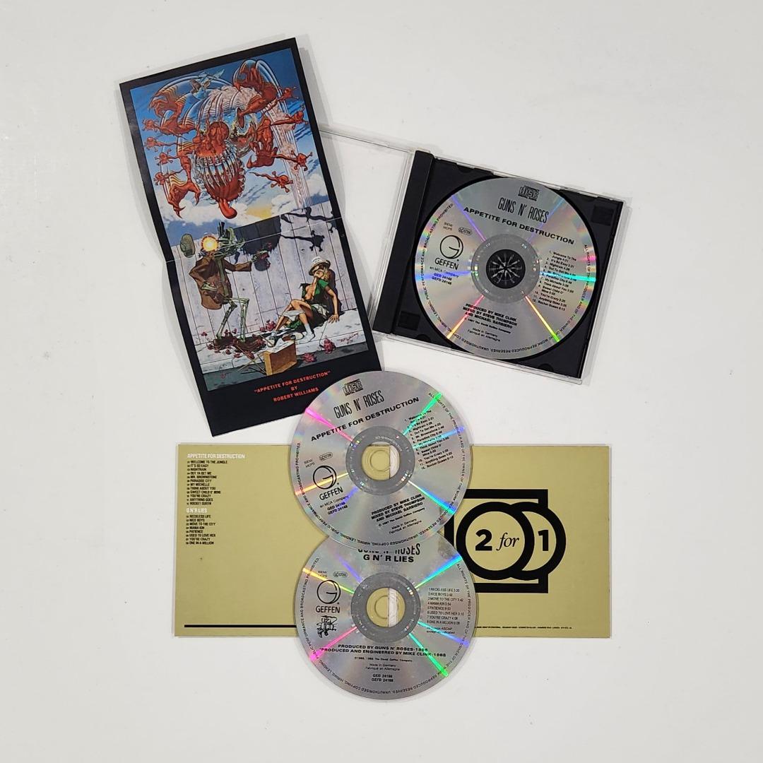 1 Lot of Van Halen Gun N' Roses Velvet Revolver CD/DVD, Hobbies & Toys