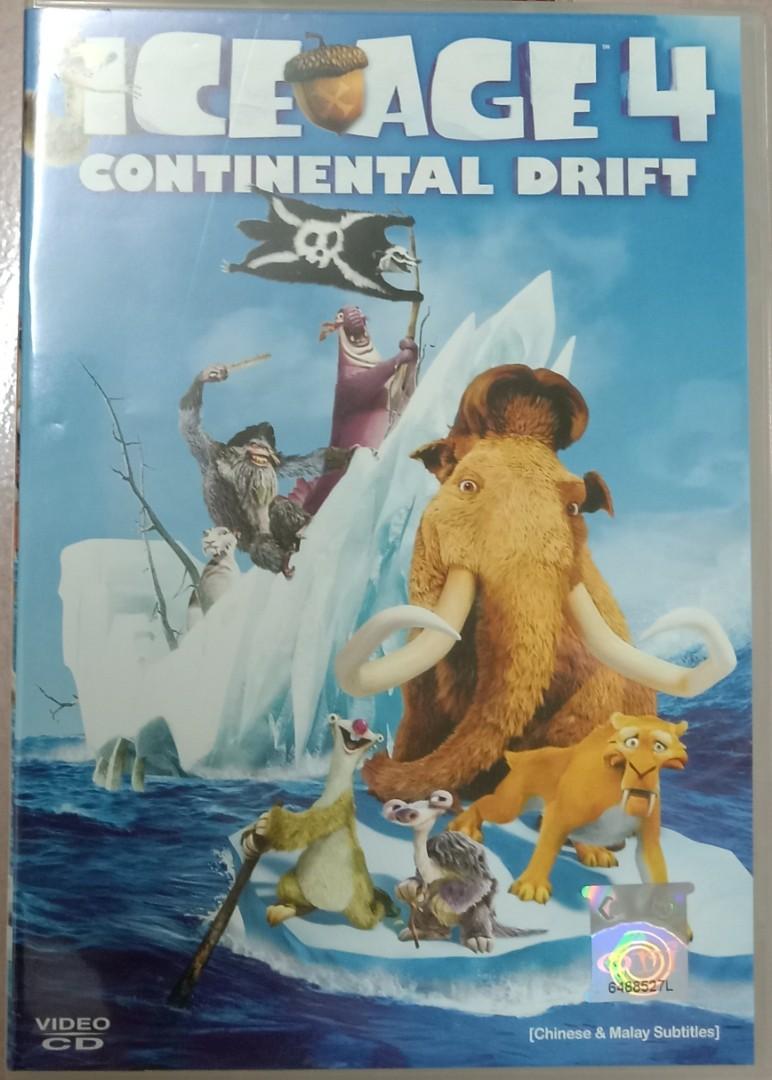 VCD ICE AGE 4 🔥 CONTINENTAL DRIFT Animation, Hobbies & Toys