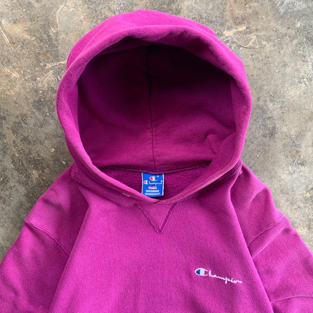 Champion clearance magenta hoodie