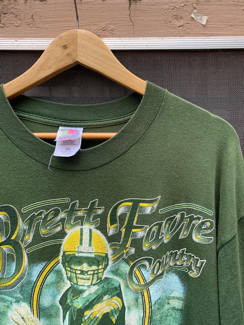 90’s Brett Favre Green Bay Packers NFL Crewneck Sweatshirt Youth Medium