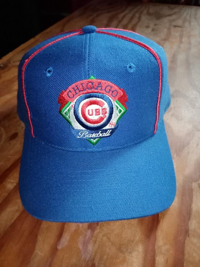 Vintage Chicago Cubs Mlb Snap Back Diamond Logo By The Game Men s vintage-chicago-cubs-mlb-snap-back-diamond-logo-by-the-game-men-s
