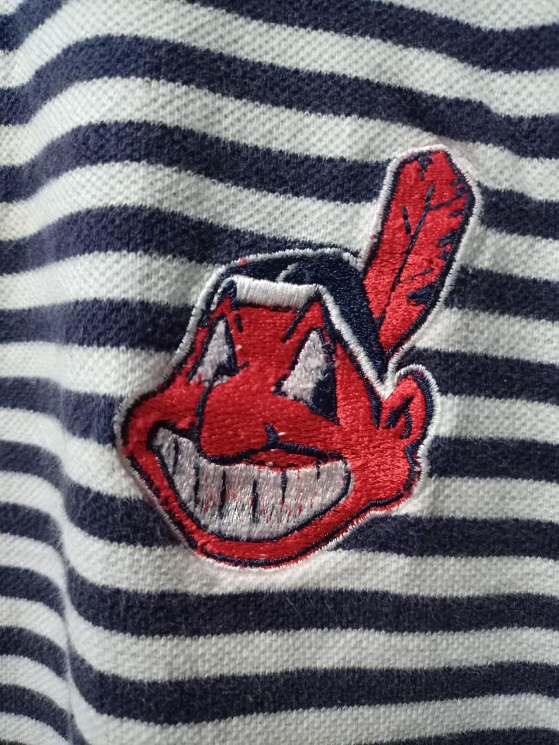 VINTAGE CLEVELAND INDIANS CHIEF WAHOO POLO SHIRT, Men's Fashion