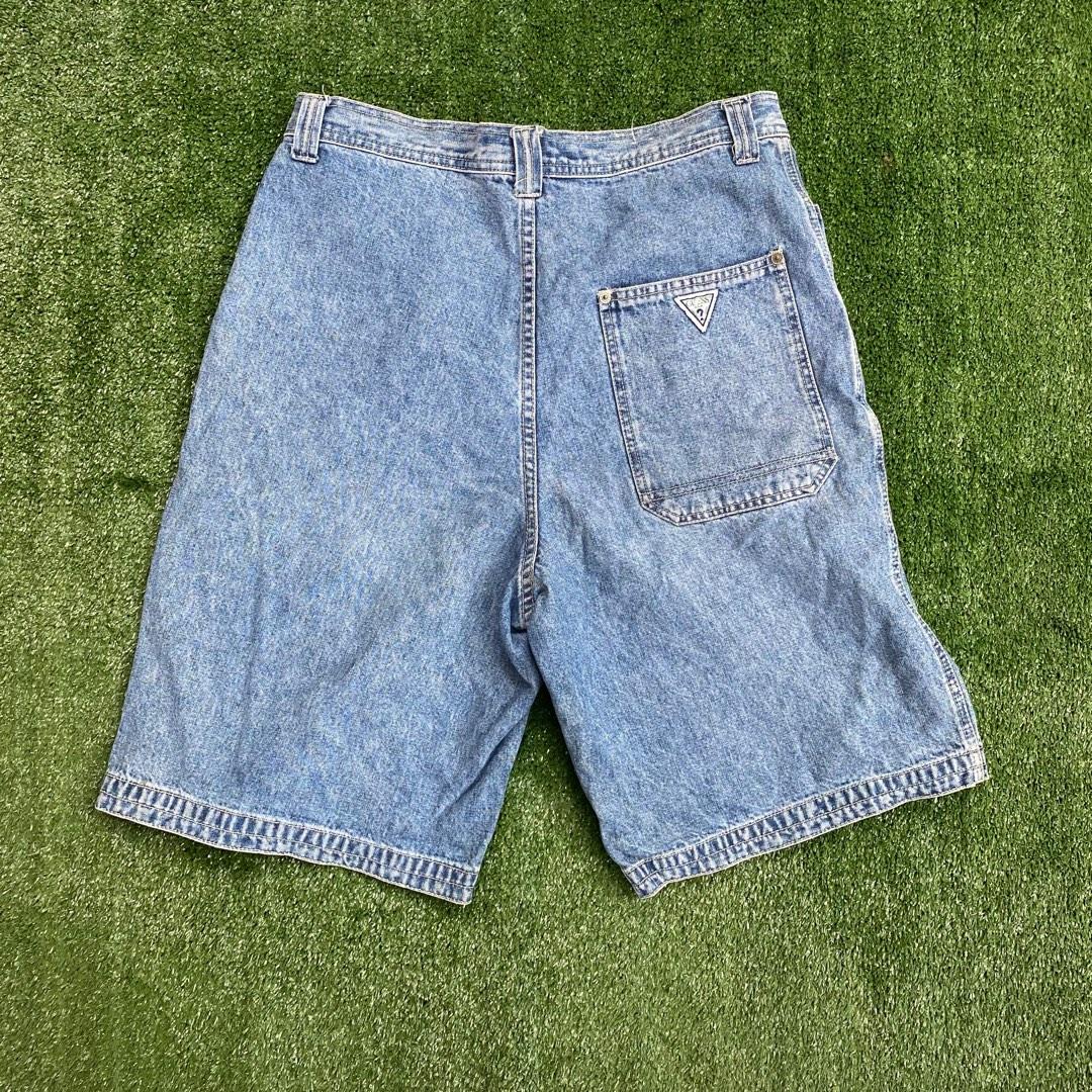 Vintage guess jeans jorts, Men's Fashion, Bottoms, Shorts on Carousell