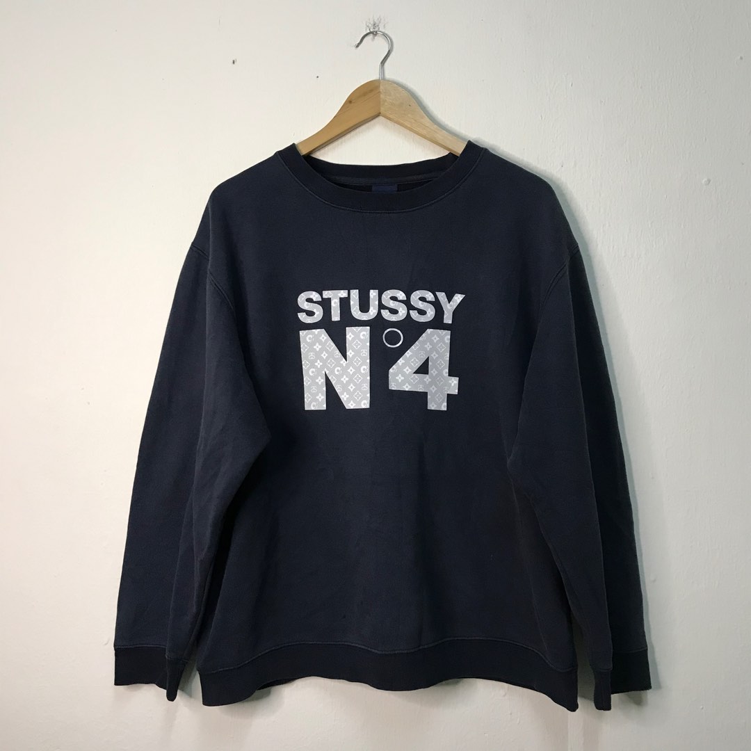 Vintage Stussy LV Monogram Hoodie, Men's Fashion, Tops & Sets