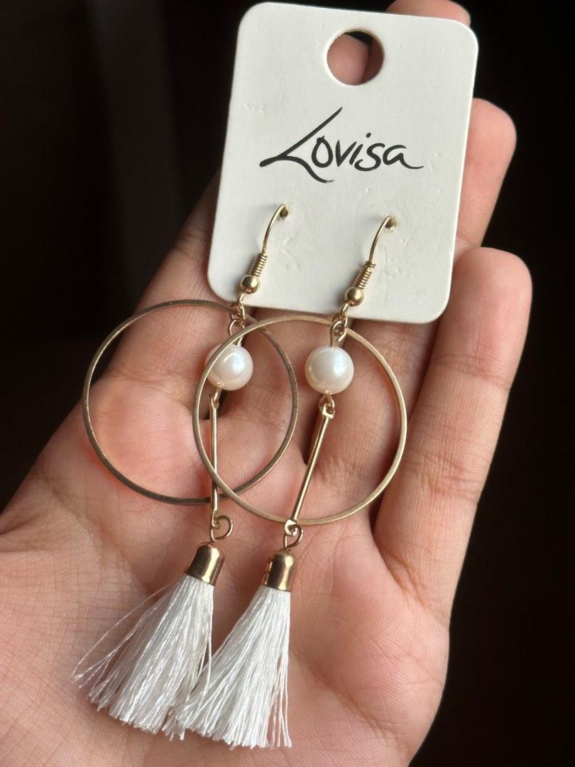 White hot sale feather jewelry