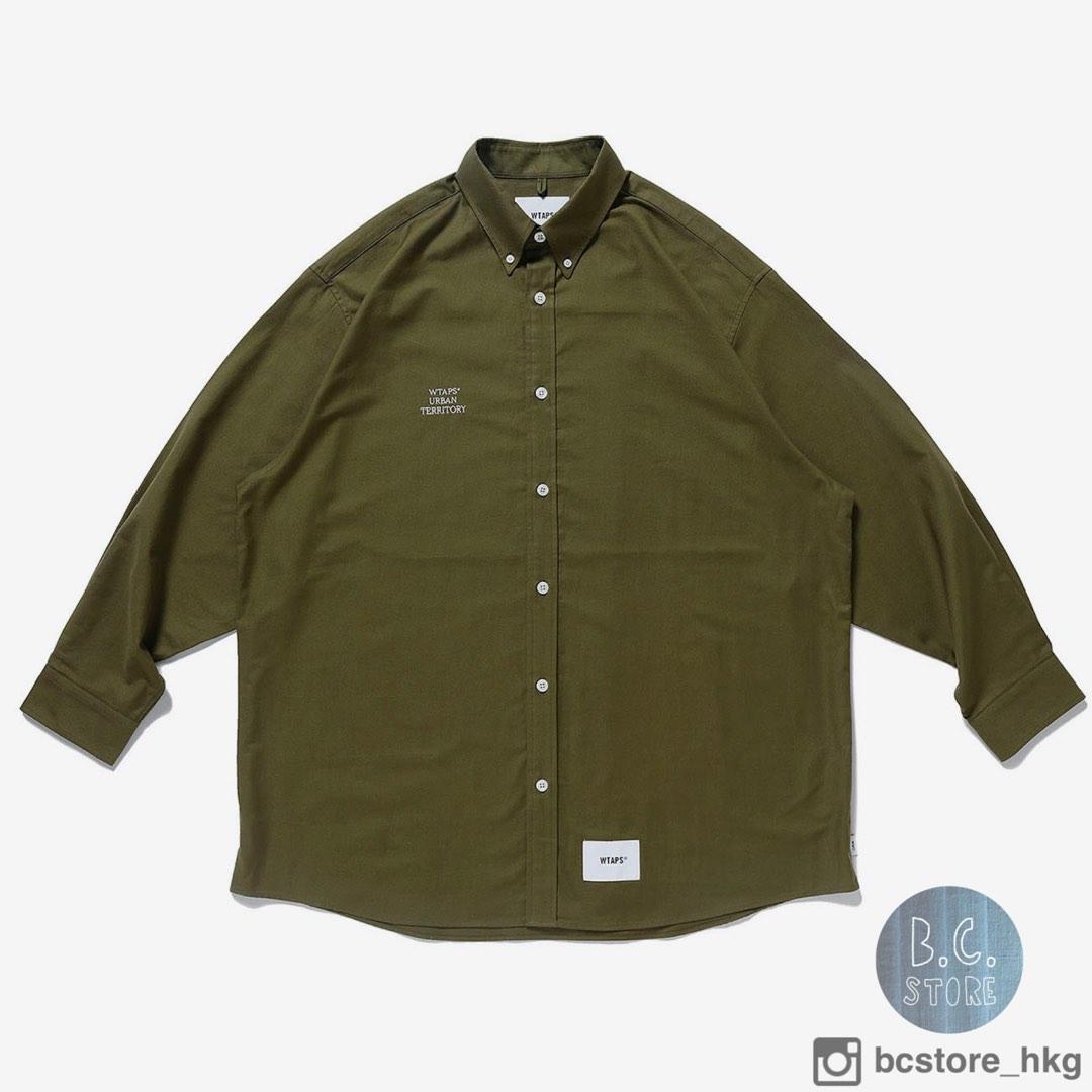 SカラーWTAPS 22aw BD 01 LS COTTON. OXFORD. WUT - ポロシャツ