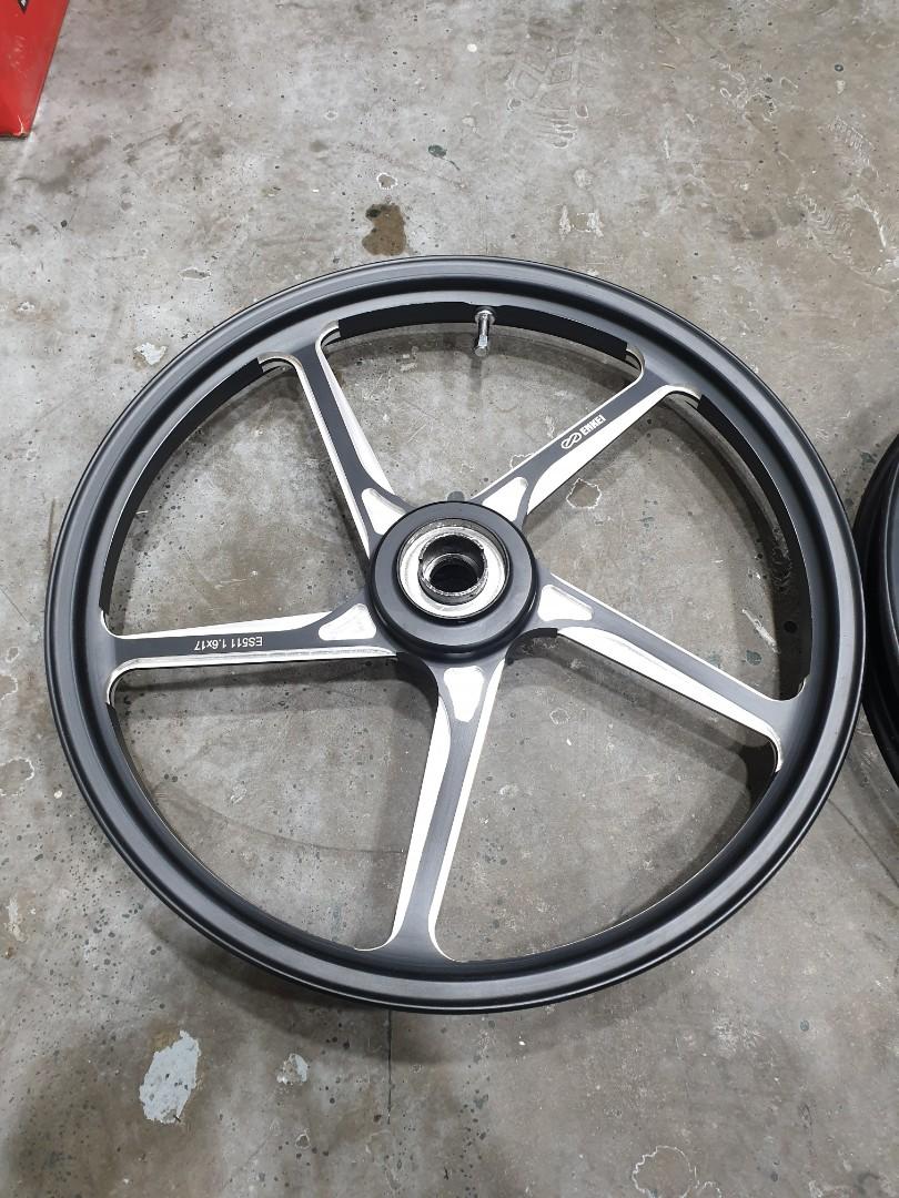Y15ZR Enkei Rims, Motorcycles, Motorcycle Accessories on Carousell
