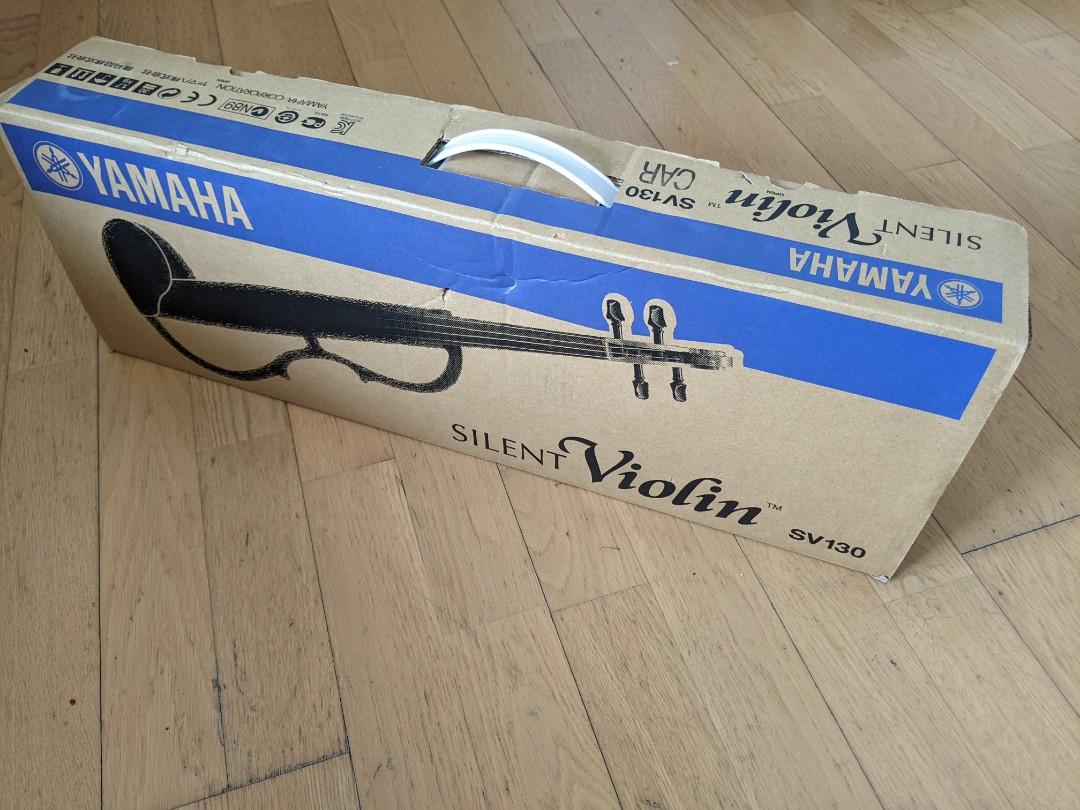 Yamaha SV130 electric violin and bow, 興趣及遊戲, 音樂樂器 & 配件, 樂器 Carousell