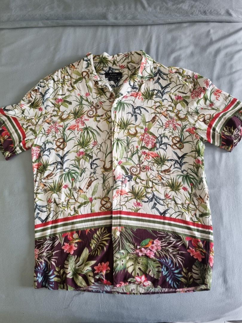 zara hawaiian shirt