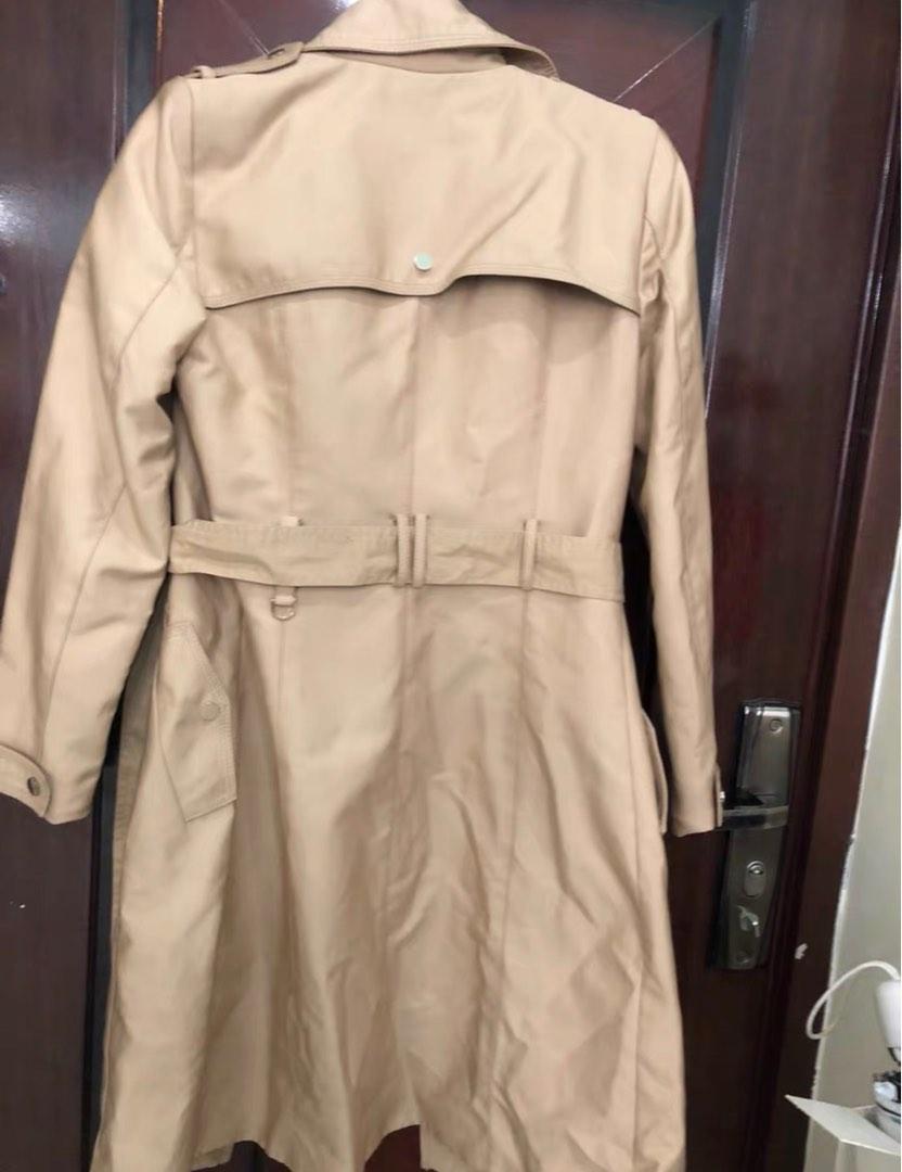 zara khaki trench coat