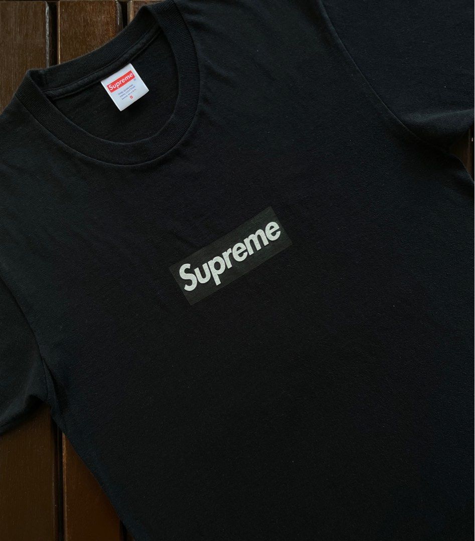 1998 Supreme Box Logo Black Black Tee Size XL BNWOT RARE