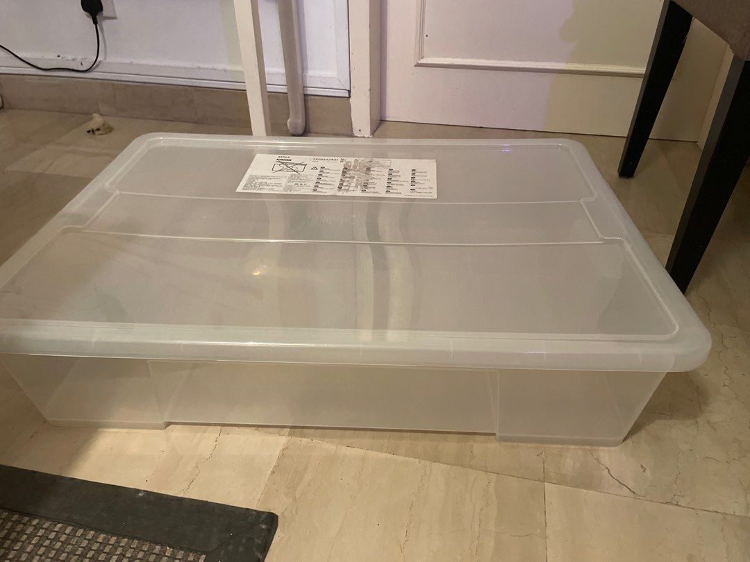 2 x ikea Samla storage boxes, Furniture & Home Living, Home Improvement