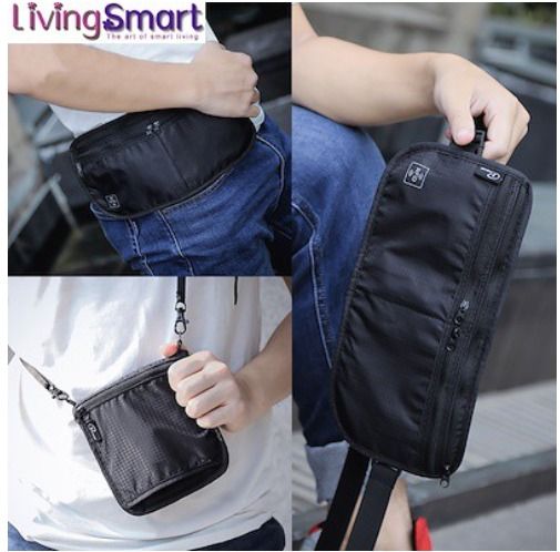 Anti theft best sale passport bag