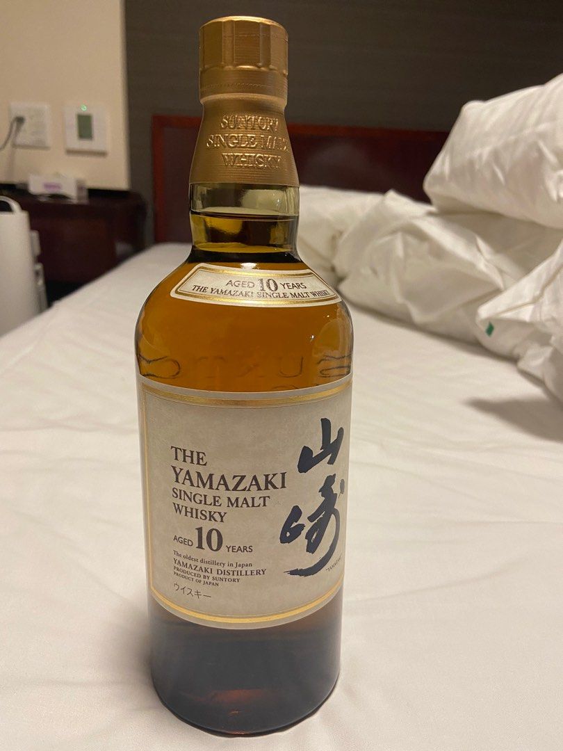 日本700ml 山崎10年威士忌Whisky非響余市白州竹鶴宮城峽, 嘢食& 嘢飲