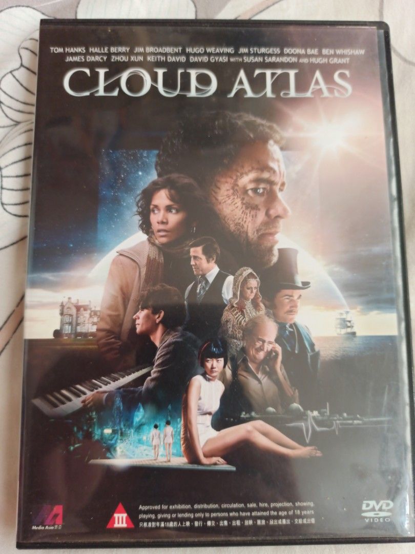 湯漢斯雲圖cloud atlas 中文字幕dvd, 興趣及遊戲, 音樂、樂器& 配件, 音樂與媒體- CD 及DVD - Carousell
