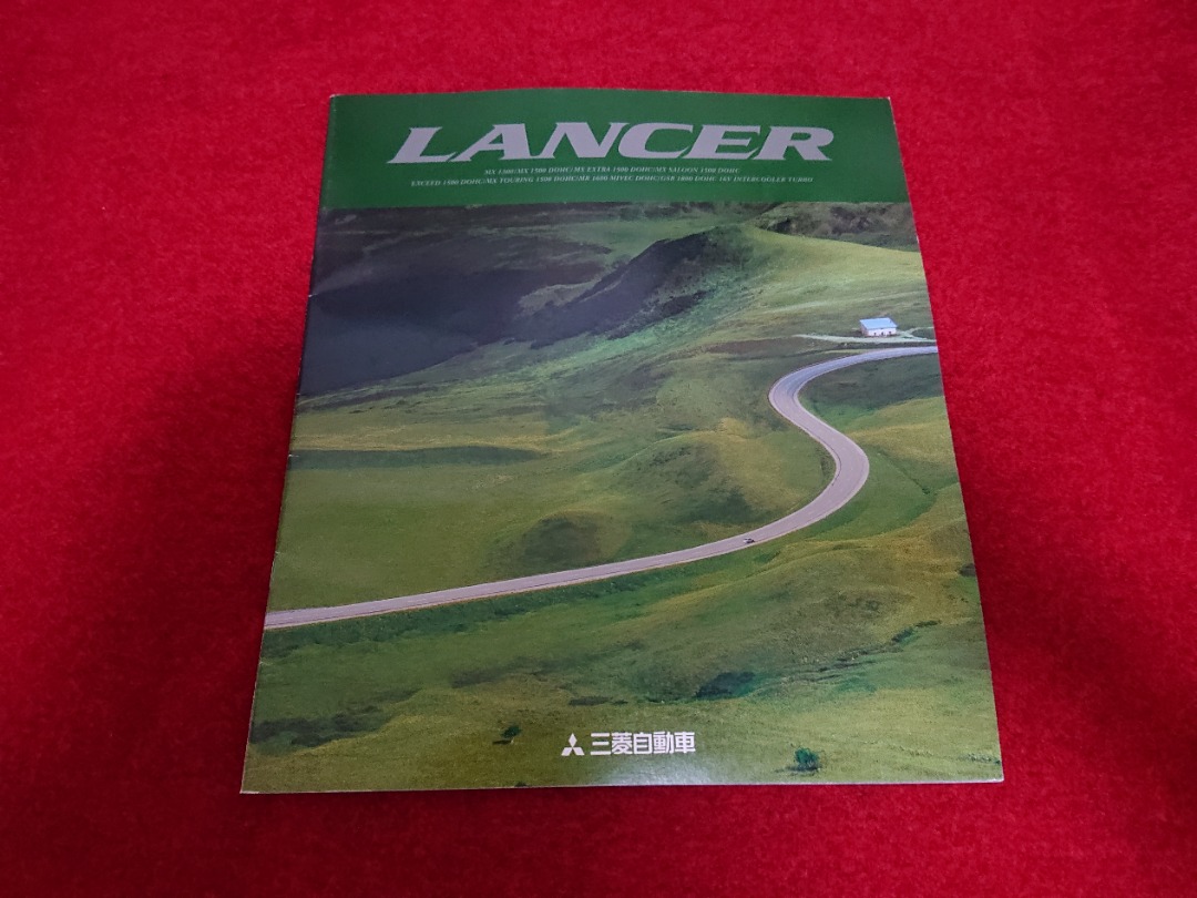 三菱 Mitsubishi Lancer 日本版 catalog, 興趣及遊戲, 書本 & 文具, 雜誌及其他 Carousell