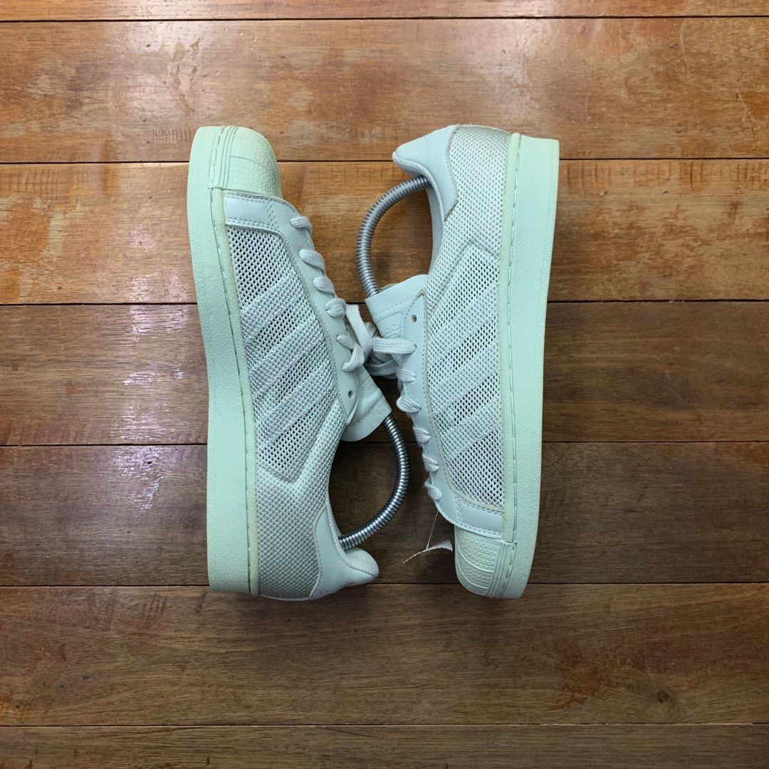 Adidas superstar deals grey mesh
