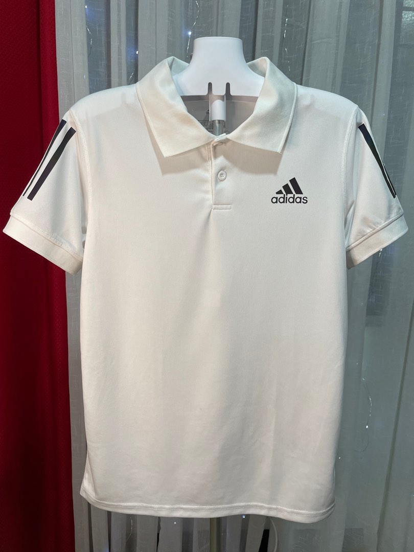 Adidas White Polo Shirt, Men's Fashion, Tops & Sets, Tshirts & Polo