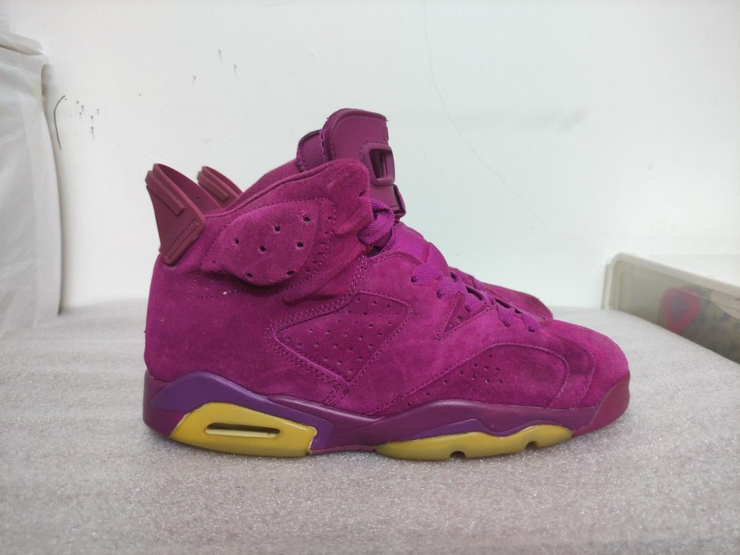 wine red jordans