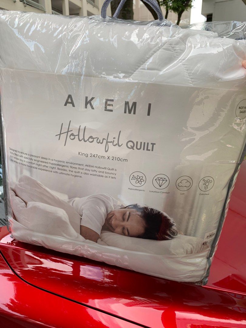 Akemi Hollowful Quilt Cover (King Size), Furniture & Home Living