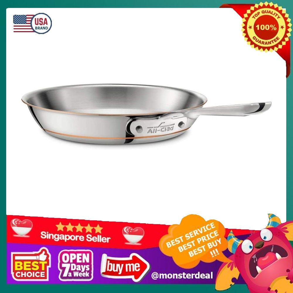 All-Clad 6108SS Copper Core 5-Ply Bonded Dishwasher Safe Fry Pan Cookware,  8-Inch, Silver, Furniture  Home Living, Kitchenware  Tableware, Cookware   Accessories on Carousell