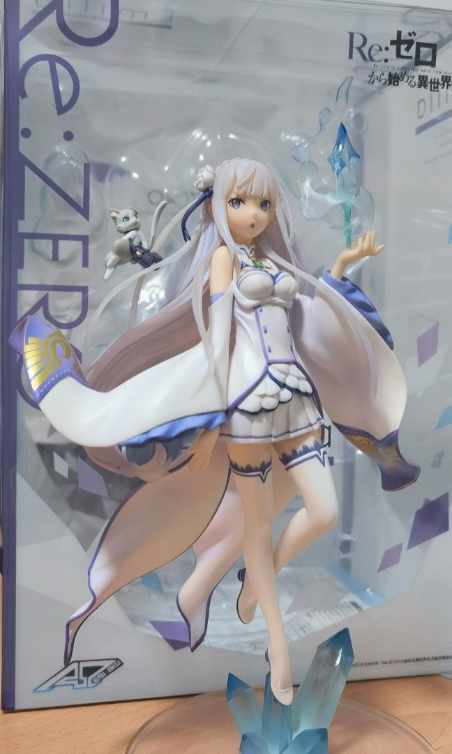 Alpha Omega Re:Zero -Starting Life In Another World- Emilia Complete  Figure, Video Gaming, Gaming Accessories, Interactive Gaming Figures On  Carousell