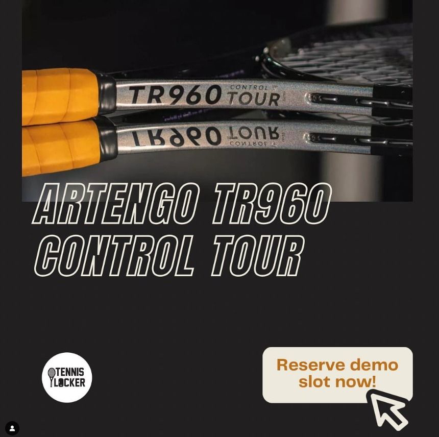 Artengo TR960 Control Tour Tennis Racket Demo, Sports Equipment, Sports