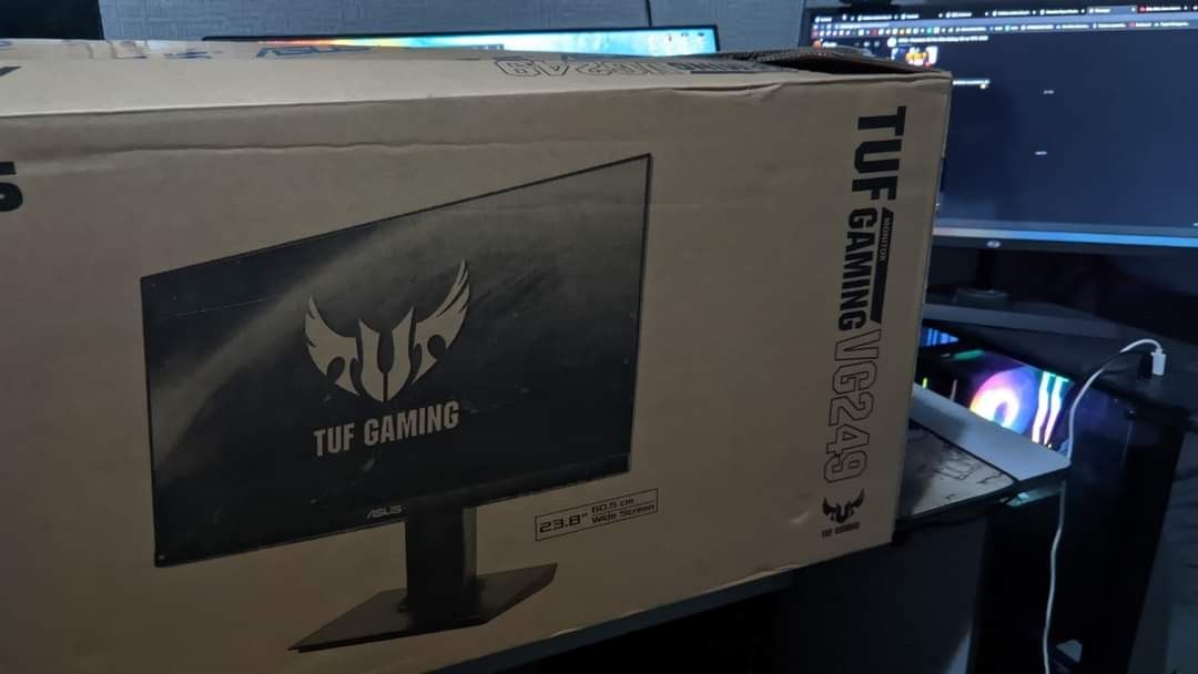 REPRICED!! ASUS TUF GAMING VG249Q Computer Monitor, Computers & Tech ...