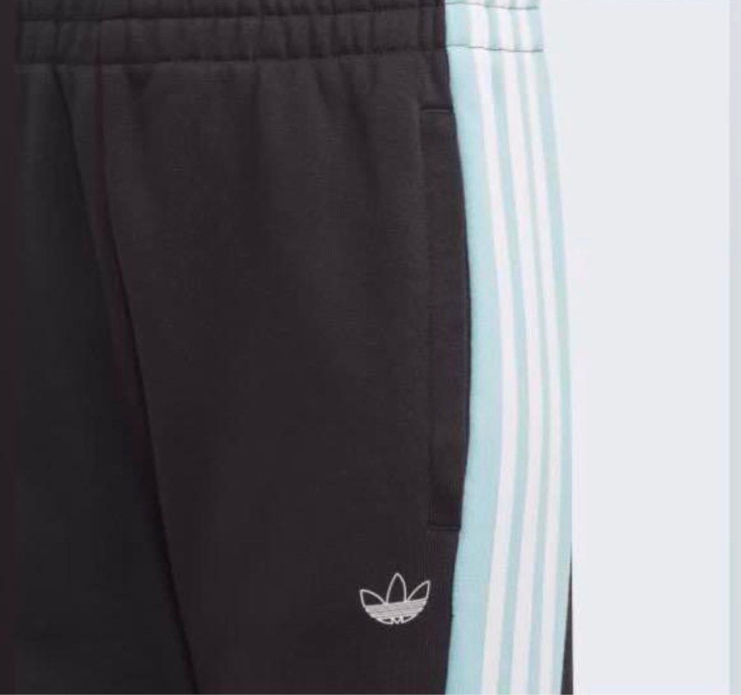 Authentic ADIDAS BX20 stripes blue black jogger sweatpants track pants Women s Fashion Activewear on Carousell