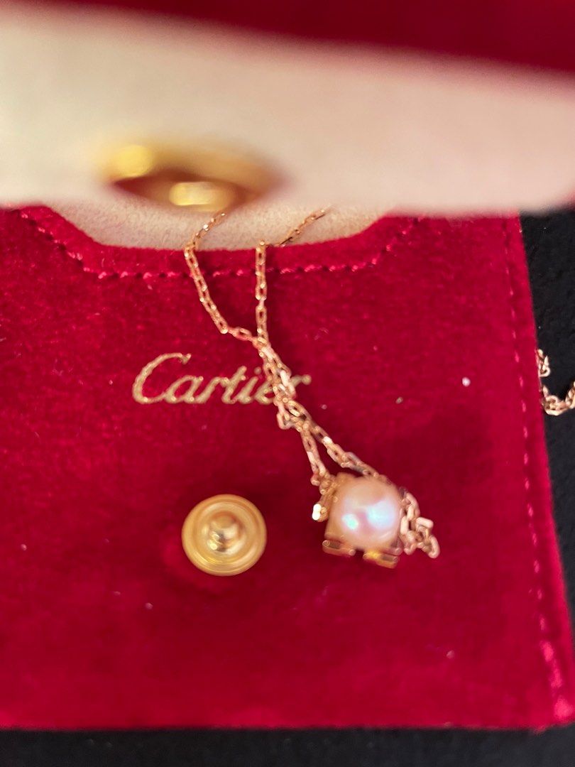 Cartier pearl necklace prices online