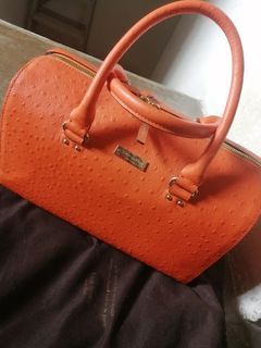 Hermes Birkin 25cm Orange Leather Goldtone Hardware 2016 Stamp X super  rare!