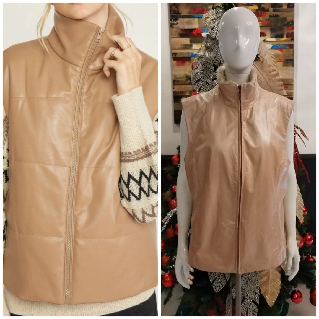Liz claiborne fur vest on sale