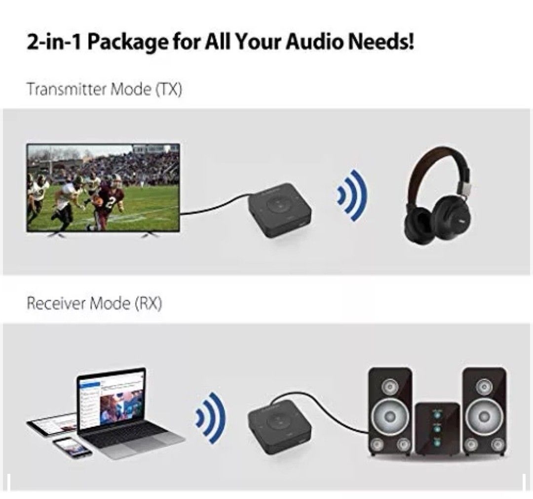 Avantree Bluetooth Transmitter, TV & Home Appliances, TV ...