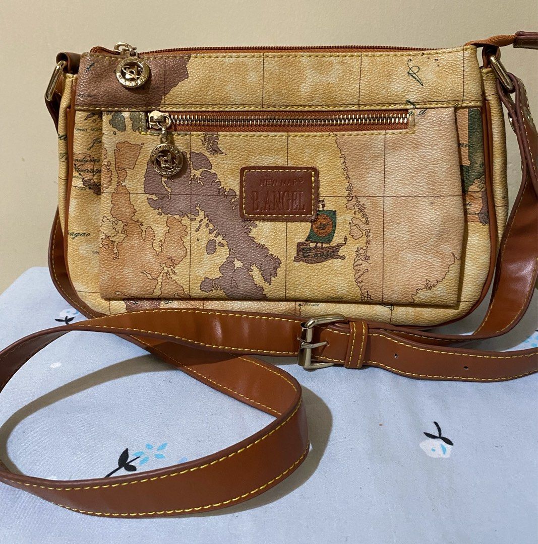 B. Angel Map Bag Women s Fashion Bags Wallets Cross body Bags