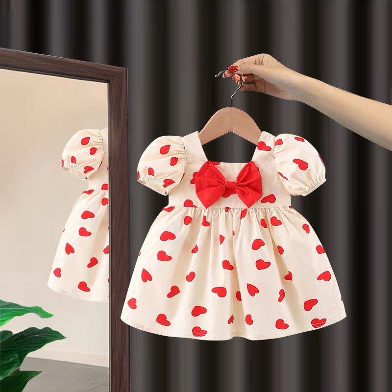 $25.49 Black Ruffled Baby Girl Dress Formal With Embroidery For 0-6 Months  #MQ623 - GemGrace.com