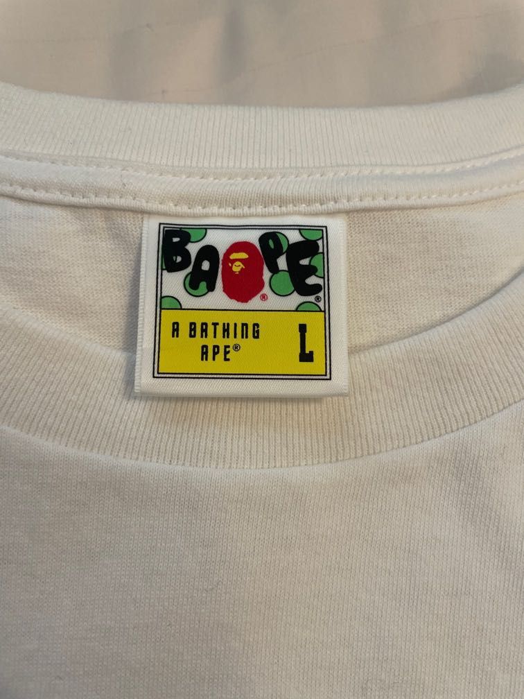 Bape tee (Category: Tshirts & Polo Shirts) located in Singapore. Submitted by xxxxxxxxxx13 (Listing ID 1198017993, Image 2). Description: barely worn, bought in Japan, great condition zero flaws.