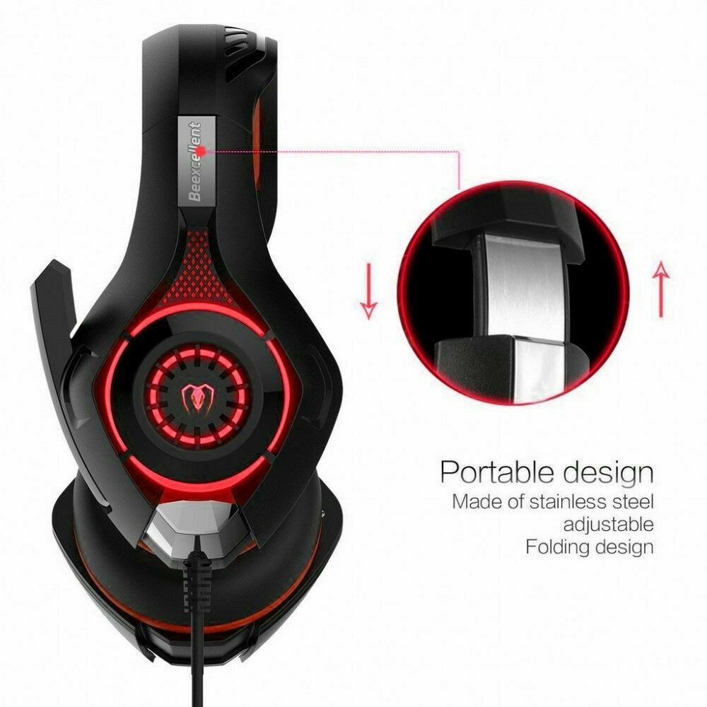 Beexcellent clearance headset red