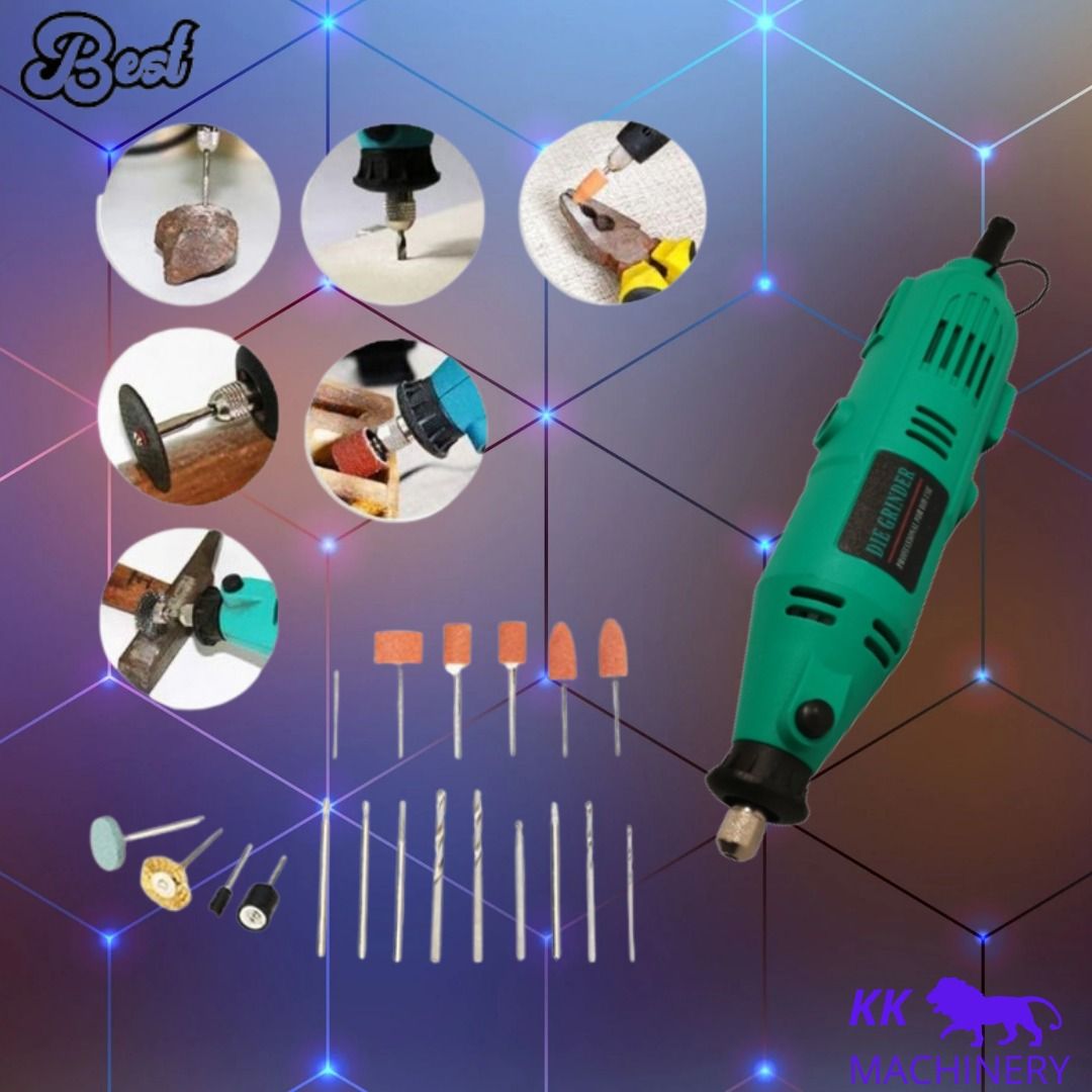 BEST Electric Mini Die Grinder 130w 350pcs Tools Set ...