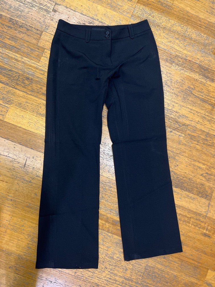 Black Formal Pants, Women's Fashion, Bottoms, Other Bottoms on Carousell