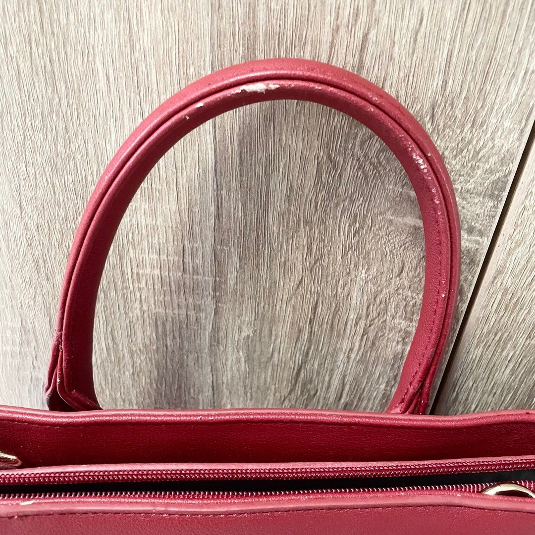 Pink Beg Sembonia BN Sembonia Red Bag Handbag Tote